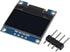DWEII 6PCS I2C 128X64 0.96 Inch SSD1315 R3 OLED Display Module IIC Display Module Yellow Blue Two-Color Display