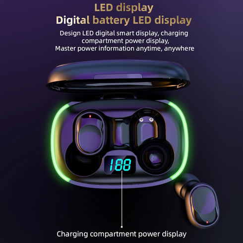 2024 New Version True Wireless Bluetooth Earbuds in-Ear Headphones Headset with Charging Case Compatible with Apple & Android, Dual Connect, Built-in Microphone, Stereo Sound - Model 15