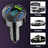 RDRKR 66W USB C Car Charger, 4-Port Cigarette Lighter Adapter, QC 3.0, PD, 2.4 A for Android/iPhone/Tablets