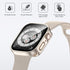 4 Pack Waterproof Case for Apple Watch 45mm Series 9/8/7, 2 in 1 Full Coverage Bumper Protective Cover with Screen