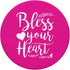 Inspirational "Bless Your Heart" PopSocket Swappable Grip