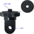 2pcs Camera Tripod Adapter, 1/4" - 20 Conversion Adapter for GoPro Action Camera to 1/4" Screw Adapter Mount Accessories