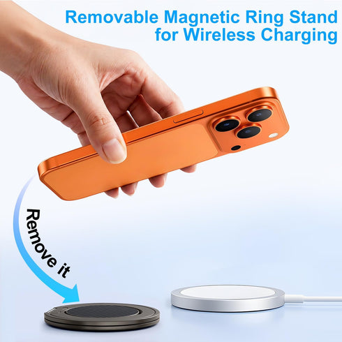 MIRACLE HEART 17 16 15 14 13 12 Magnetic Phone Ring Holder for MagSafe, Phone Grip, Compatible with iPhone Pro Max