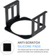 IFCASE Aluminum Under Desk Stand Mount for Mac Studio M2 M1 Max, Ultra with Anti-Scratch Pad (Black)