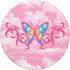 PopSockets PopGrip: Swappable Grip for Phones & Tablets - Tribal Tattoo Butterfly Pink 90's Soft Girl