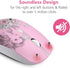Wireless Mouse with Nano Receiver for PC, Laptop, Notebook, MacBook, Less Noise, Portable Mobile Optical Mice