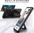 Samsung Galaxy S10 Case | Military Grade Shockproof with Kickstand and Built-in Magnetic Car Mount (Red)