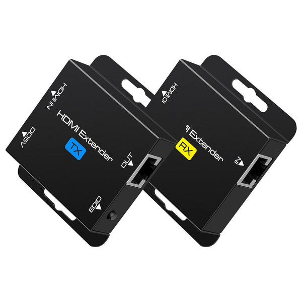 VPFET HDMI Extender Over Single Cat6 Ethernet up to 200Ft Repeater Balun Transmitter