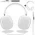 Cute Glitter AirPods Max Case with Cleaner Kit, Anti-Scratch Shell Pattern Cover for Ear Pads, Cups, and Headband -