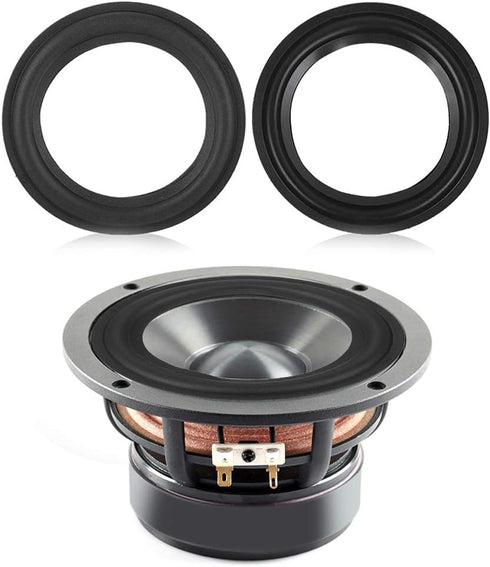 Speaker Surround Foam, Replacement Subwoofer Rubber Rim Circle for 4-inch Woofer Repair