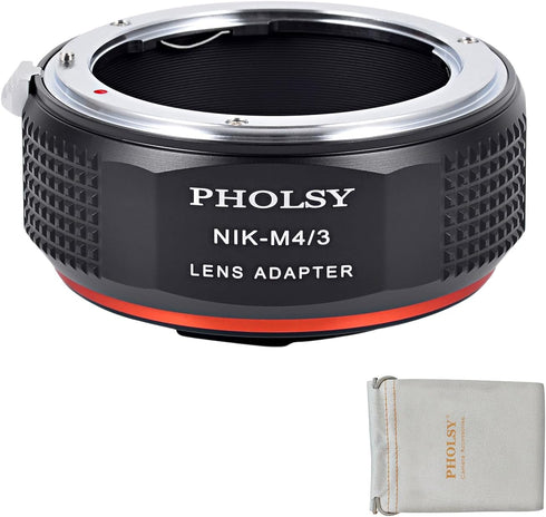 Lens Mount Adapter Nikon F to MFT, Compatible with Nikon F Lens to Micro Four Thirds Camera Body