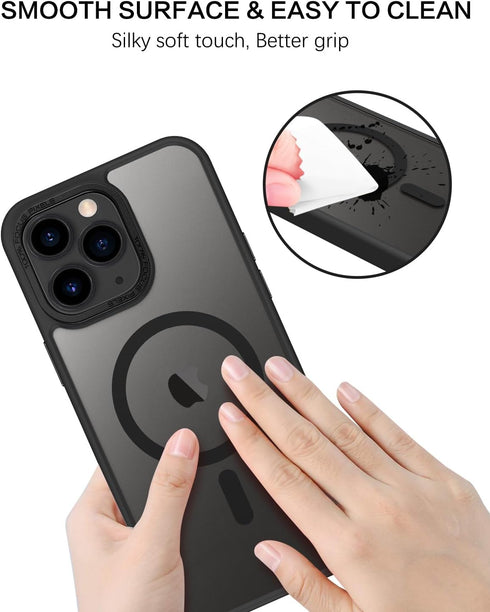 BENTOBEN iPhone 11 Pro Max Magnetic Case: Compatible with MagSafe, Translucent Matte Shockproof Protective Cover - 6.5"