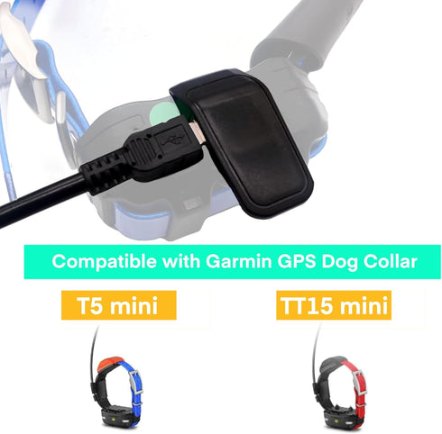 Charger Clip for Garmin T5mini TT15mini Training Dog Collar, Replacement USB Charging Cable Clip