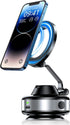 AGANS Electric Vacuum Suction Cup Phone Mount, 360 Rotatable Universal Magnetic Car Mount