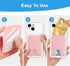 SHANSHUI Credit Card Holder for Cell Phone, 3 Pack | Premium Silicone Ultra Slim Phone Wallet Stick on Phone Pocket -