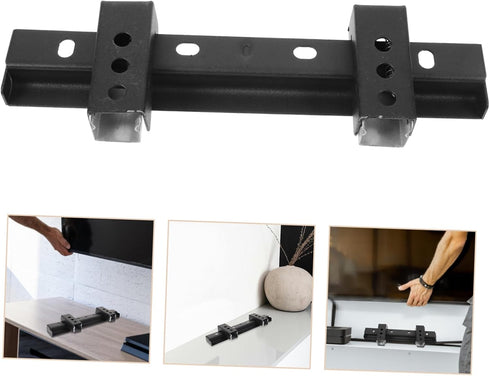 Homoyoyo 2 Set Stainless Steel Tv Wall Mount Extended Swivel Rotating Bracket Wall Mount Tv Stand for Home