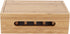 Bamboo Charging Station Rack for Multiple Devices, Universal Docking Station USB Multi-Charger Organizer Compatible