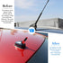 Ywdiml Car Short Antenna, Carbon Fiber Vehicle Radio Reception Antennas Kit with Screws Gaskets,AM/FM Roof Mount