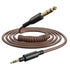 OneOdio Fusion A71/HiFi/Pro C/Pro M Wired Headphones Audio Cable, Brown - 6.35mm to 3.5mm