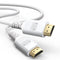 8K White HDMI Cable 10FT, 48Gbps Ultra High Speed HDMI 2.1 Cable
