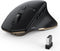 iClever Bluetooth Mouse, Wireless Dual Device Mouse with 5 Adjustable DPI, Rechargeable, Ergonomic Design for Laptop, PC