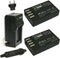 Wasabi Power Battery and Charger for Pentax D-LI109 (2-Pack) for K-r, K-30, K-50, K-500
