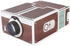 Mini Smart Phone Projector, Second-Generation DIY Portable Home Cinema, Cardboard Projector for Family Entertainment