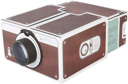 Smart Mini Projector 14.5x8 cm, Portable Video/Movie Projection Machine, DIY Home Cinema Smart Phone