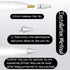 OneCut 8 Pcs Silicone Pencil Nib/Tip Protector Cap for Drawing Noiseless, Compatible for Apple Pencil 1st/2nd