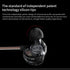 3.5mm 0.75mm 1BA 1DD Mp3 ASHATA Monitor Earbuds in Ear Monitor Headphones with Detachable Cable Right Angle Plug Pin