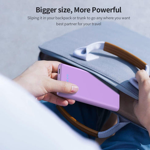 Portable Charger Power Bank, 26800mAh Ultra-High Capacity, 2 USB Output, High Speed Charging for iPhone, Samsung, LG