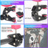 Super Camera Clamp Mount with Adjustable Magic Arm 22in, Articulating Arm with Dual Ball Head Adapter 1/4" Thread for