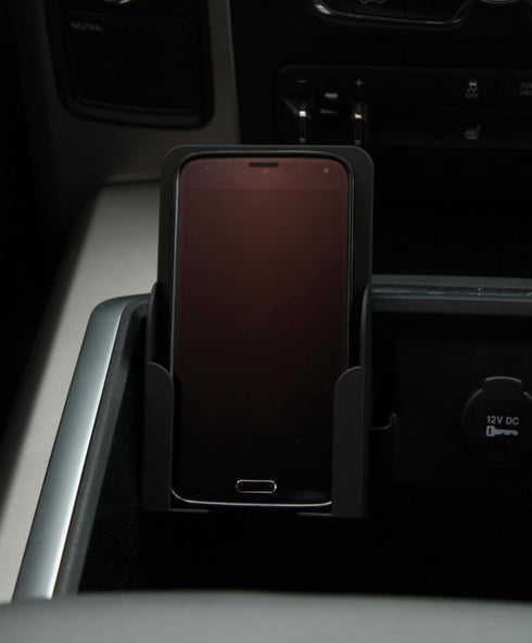 RPC Phone Holder Converts Business Card Holder to Cell Phone Holder for 2009-15 Dodge Ram Trucks