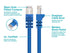 Monoprice Cat6A 3ft Blue Patch Cable, Double Shielded (S/FTP) 26AWG 10G Pure Copper Snagless RJ45