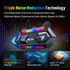 Motorcycle Helmet Bluetooth Headset with Double Noise Cancellation, RGB Lights, IPX6 Waterproof, Strong Bass for Dirt