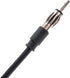 AntennaMastsRus 15 Inch - Black AM-FM Rubber Ducky Antenna Kit fits Kubota Backhoe Excavator Loader Skid Steer Tractor