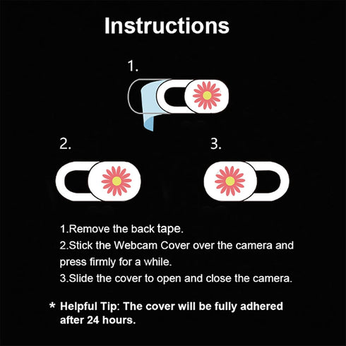 IMNEXT2U Laptop Camera Cover Slide Cute Ultra Thin Webcam Cover Phone Camera Blocker to Protect Privacy for Computer