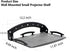UineHiot 90-Degree 8.8lbs, Floating Shelf for Projector Wall Mount, Foldable, Loading Capacity Black