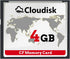 Cloudisk Pack 2 4GB 2.0 (4 of Compact Flash Card CF Card Performance for Vintage Digital Camera and Industry Equipment
