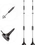 BINGFU 4G 8dBi (2-Pack) 4G LTE Antenna Magnetic Base MIMO SMA Male Antenna Compatible with LTE Wireless CPE Router