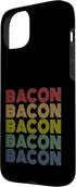 Bacon Lover Tees 70s 15 Bacon Bacon Bacon Retro Vintage Funny Breakfast Case for iPhone Plus