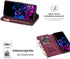 UEEBAI Wallet Case for Samsung Galaxy S21 FE 5G, Vintage PU Leather Cover with Card Slots and Zipper Pocket