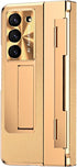 Galaxy Z Fold 6 Case with Screen Protector, Rugged Hinge Protection, Camera Lens Cover - PU Leather Protective Phone
