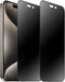2 Pack Anti-Spy 360° Matte Tempered Glass for iPhone 15 Pro Max - 6.7" Anti-Glare Privacy Screen Protector Film.