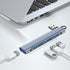 Generic 4 Multi-Function Hub Docking Station with USB Interface, USB Splitter with High-Speed Data Transmission