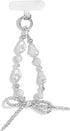 cioatu Cute Phone Wrist Strap Chic Beaded Cellphone Lanyard with Tether Tab Phone
