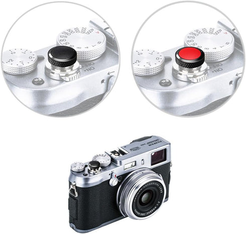 JJC Shutter Button for Fuji Fujifilm X-T5 X-T4 X-T3 X-T30 X-T30 II X-T20 X-PRO3 X100VI X100V X-E4 X-E3 Sony RX1R II