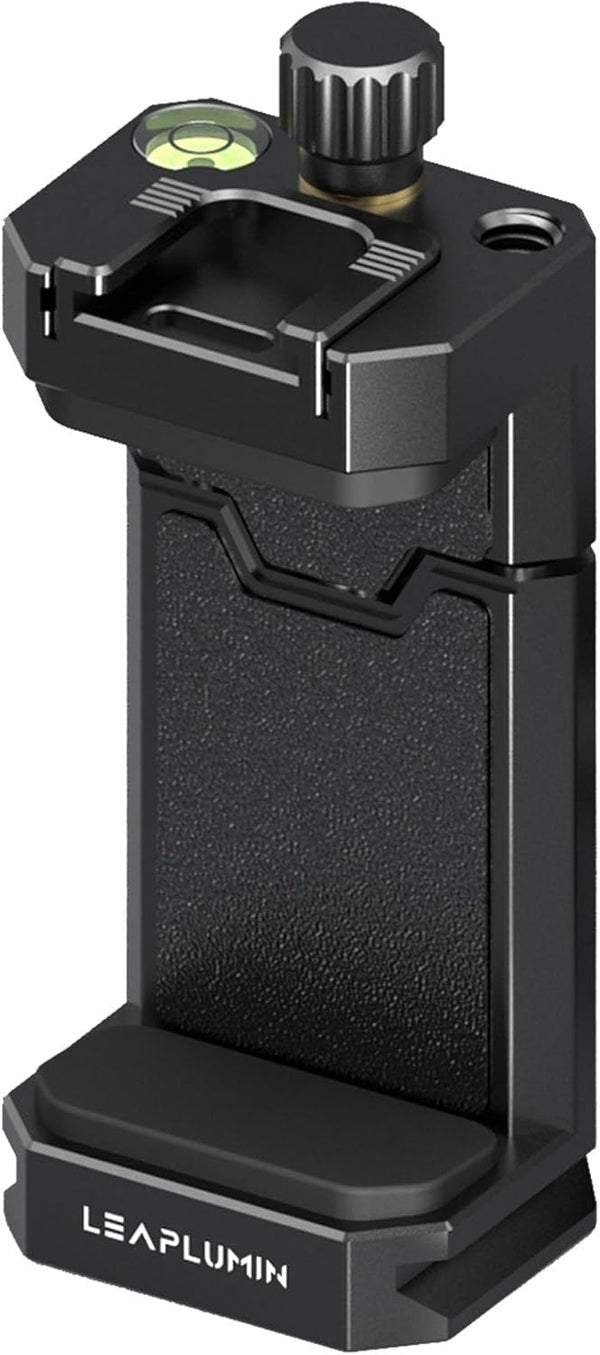 Tripod Phone Mount Holder - Universal Smartphone Mount Adapter with Sliding Cold Shoe and Arca Swiss Quick Release Plate