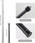 Andoer 1/4 Inch 36cm-150cm/14.2in-59in X2/ X3 Portable Selfie Stick Carbon Fiber Stand Camera Bracket Screw Mount