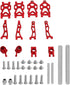RiToEasysports 1/16 RC Suspension Arms, Precision Engineered Aluminum Alloy Upgrade Kit for Scale Remote Control Cars
